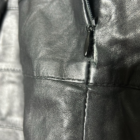 Philipp Plein Leather Mini Skirt - Picture 9 of 12